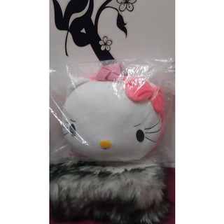 全新☆Hello Kitty☆ 臉部 造型 側背包 絨毛後背包 兒童 防走私包