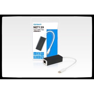 Uptech NET139 USB 3.1 Type-C Giga免驅動網路卡