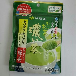 【日本進口】伊藤園（抹茶入）濃抹茶粉（新版）$250 / 32克，約40杯份熱喝冷泡都可以喔！