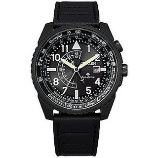 CITIZEN 星辰 PROMASTER 限量航空系列光動能兩地時間手錶-42.5mm BJ7135-02E