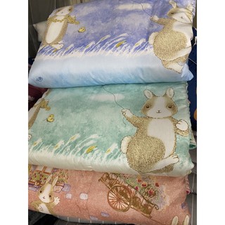 台灣製精梳棉 5×6純棉涼被/薄床包薄枕頭套