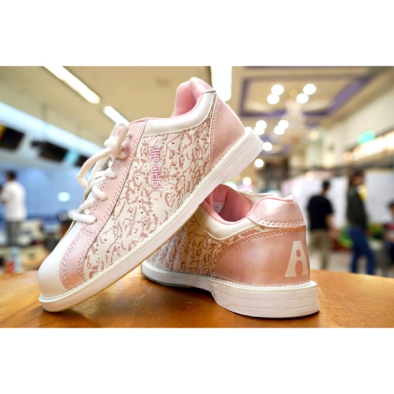 ABS S-250 保齡球鞋 粉紅/白 滾球堂｜保齡球用品專賣店