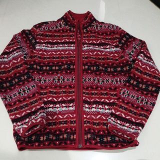 全新Uniqlo 紅色花紋保暖外套