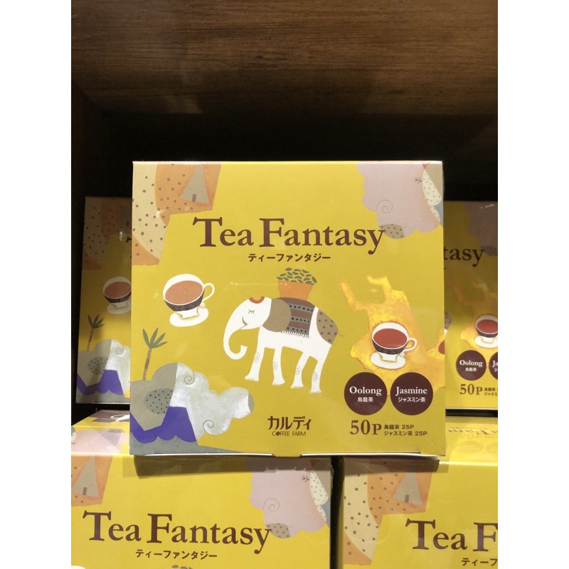 ⭐️代購⭐️ 台灣 日本 咖樂迪 咖啡農場 KALDI Tea Fantasy 茉莉 烏龍茶 50入