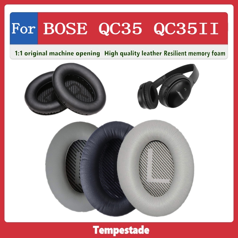 Tempestade 適用於 BOSE QC35 QC35II 耳機套 海綿套QC35一代二代降噪耳機耳套耳罩