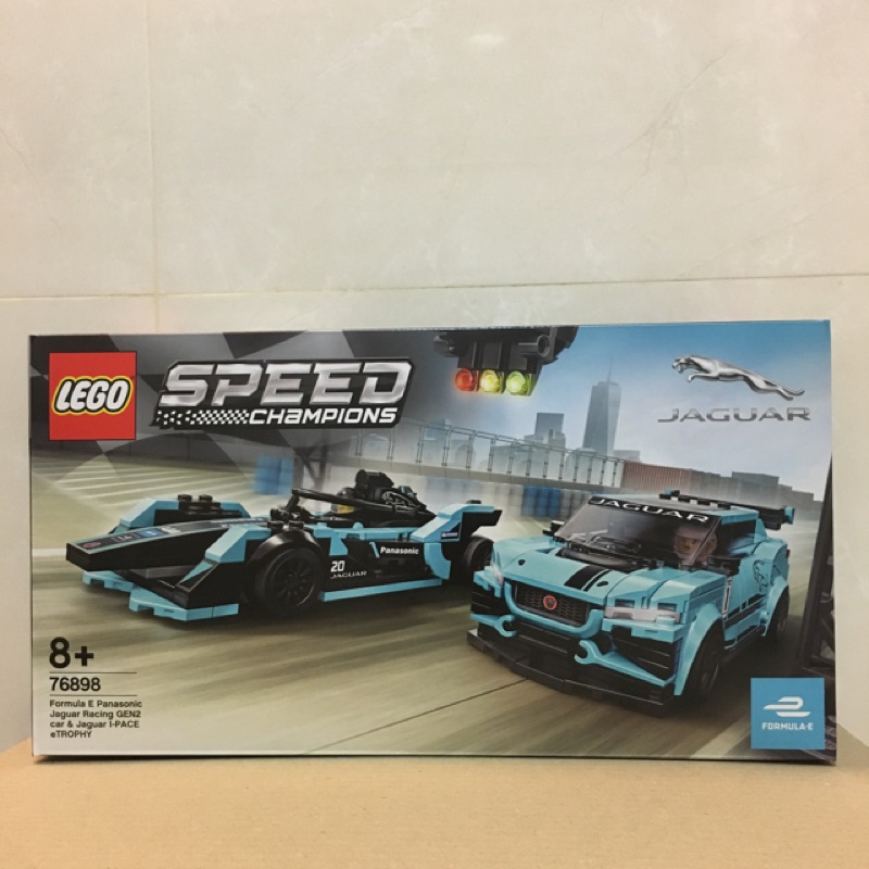 【LETO小舖】樂高 LEGO 76898 SPEED Jaguar GEN2 Car &amp; I-PACE eTROPHY