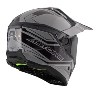 ASTONE MX800 BF9 水泥灰黑 越野式 安全帽 快拆式帽舌 內墨鏡 全罩式 安全帽《淘帽屋》