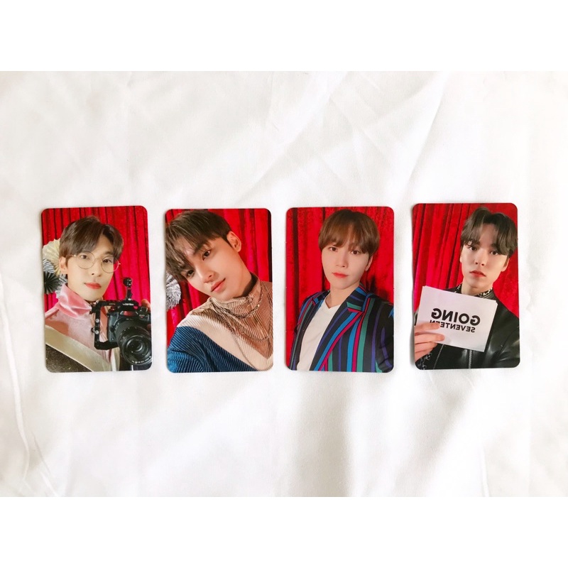 GOING SEVENTEEN  MAGAZINE 雜誌小卡 黑版