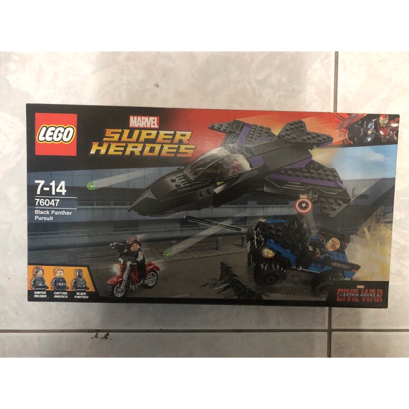 LEGO 樂高 76047 全新品未拆 公司貨 超級英雄系列 Black Panther Pursuit 酷寒戰士 黑豹