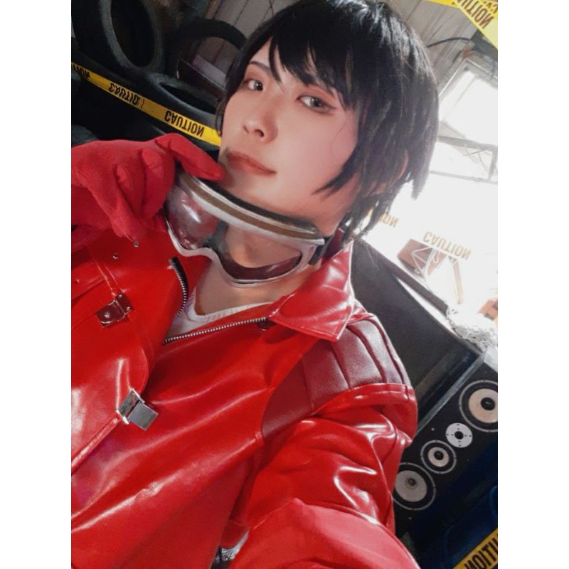 Akira 阿基拉金田正太郎cosplay 機車外套皮衣皮外套皮褲長靴 蝦皮購物