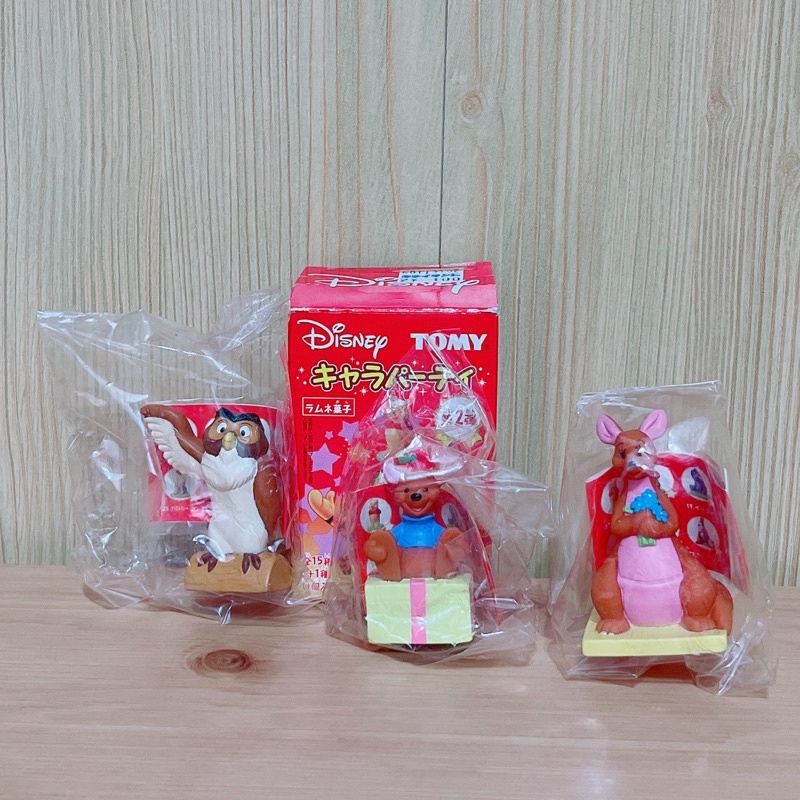 迪士尼 日本正版 維尼熊 維尼 小熊維尼 小荳 公仔 盒玩 娃娃 玩偶 貓頭鷹 袋鼠媽媽