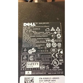 戴爾 DELL 原廠筆記型電腦電源供應器130W!! 良品正常無損壞!!