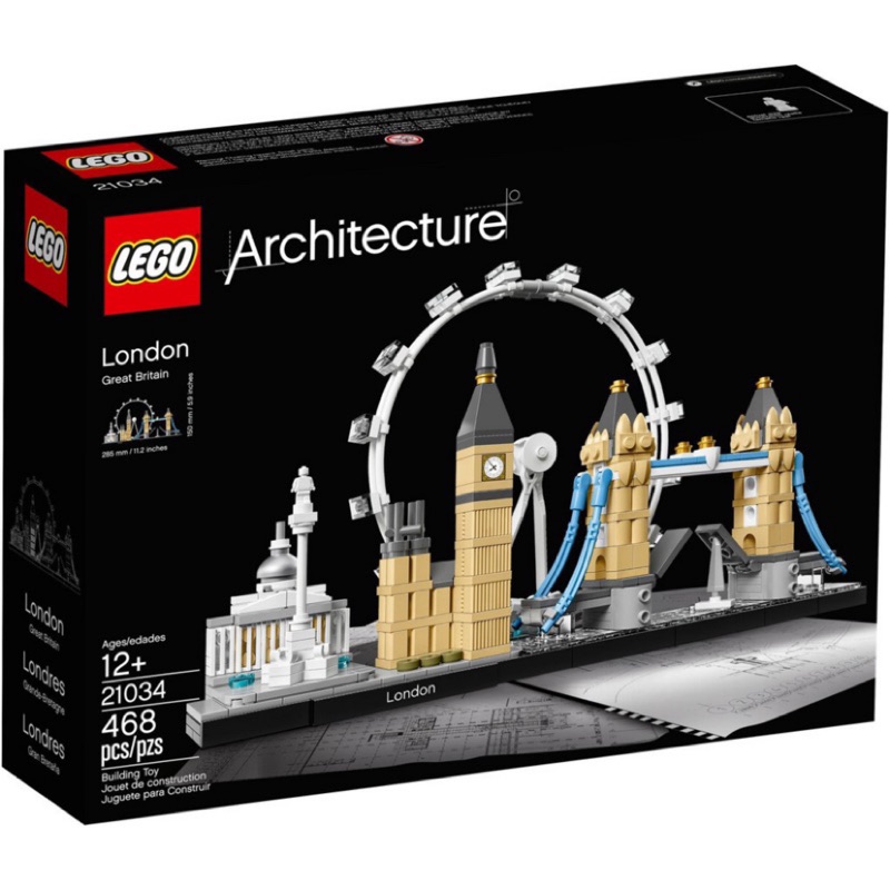 【樂GO】 特價 LEGO 樂高 21034 倫敦 建築 倫敦 禮物 生日禮物 倫敦鐵橋 倫敦之眼 原廠正版 全新未拆