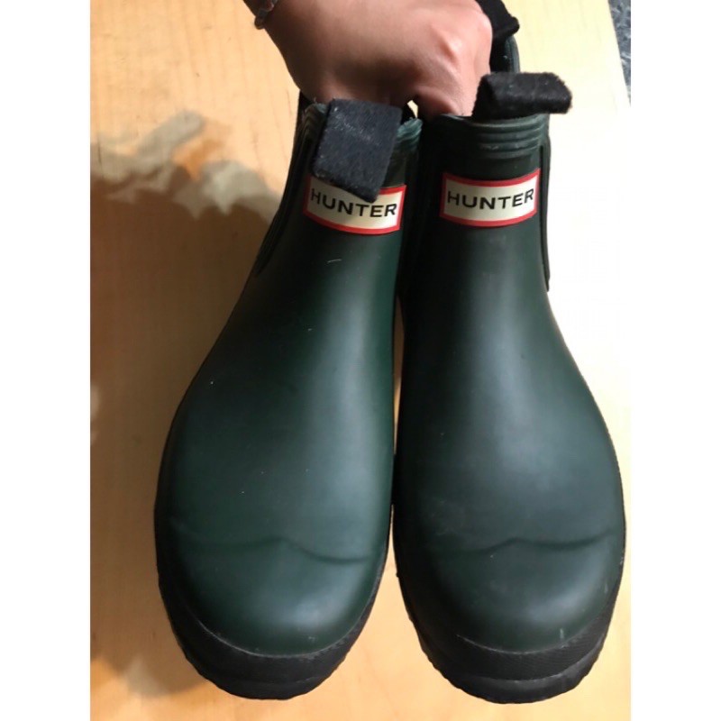 HUNTER 墨綠色雨靴