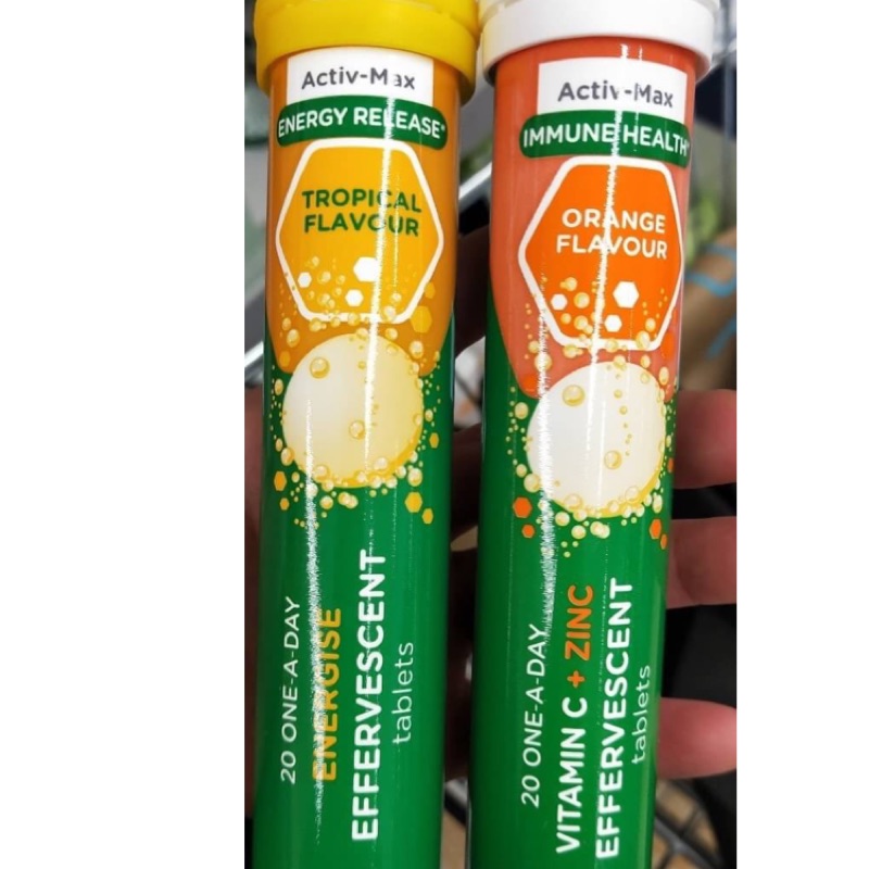 妹妹open 英國 Activ Max 維他命c發泡錠 蝦皮購物