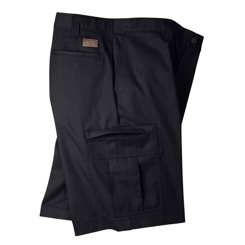 【DICKIES】LR542 11吋 Cargo Shorts 中低腰直筒六袋斜紋布 工作短褲 (BK 黑色)