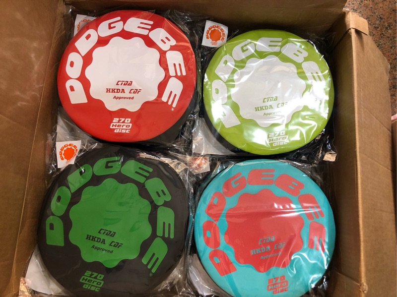 (羽球世家) 日本 Dodgebee 躲避飛盤 Hero disc 270mm 專業比賽用 練習訓練 4色