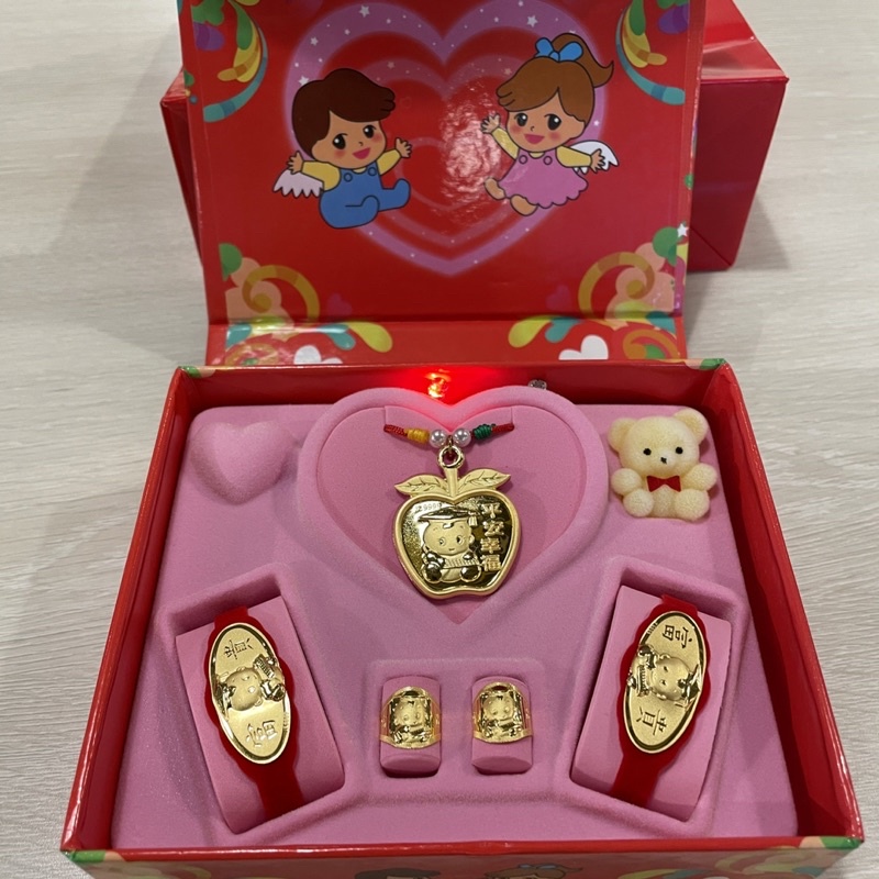 黃金音樂禮盒 寶寶彌月禮盒 黃金禮盒 黃金 純金 彌月 送禮