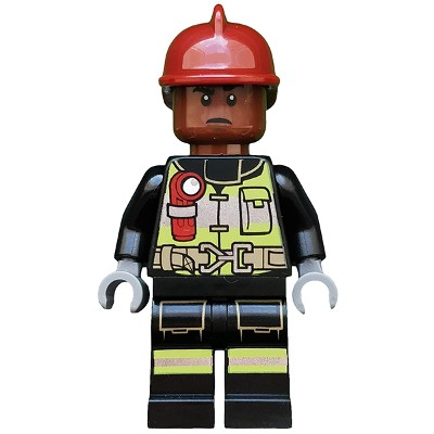 ［想樂］『人偶』全新 樂高 Lego SH579 超級英雄 消防員 (76128)