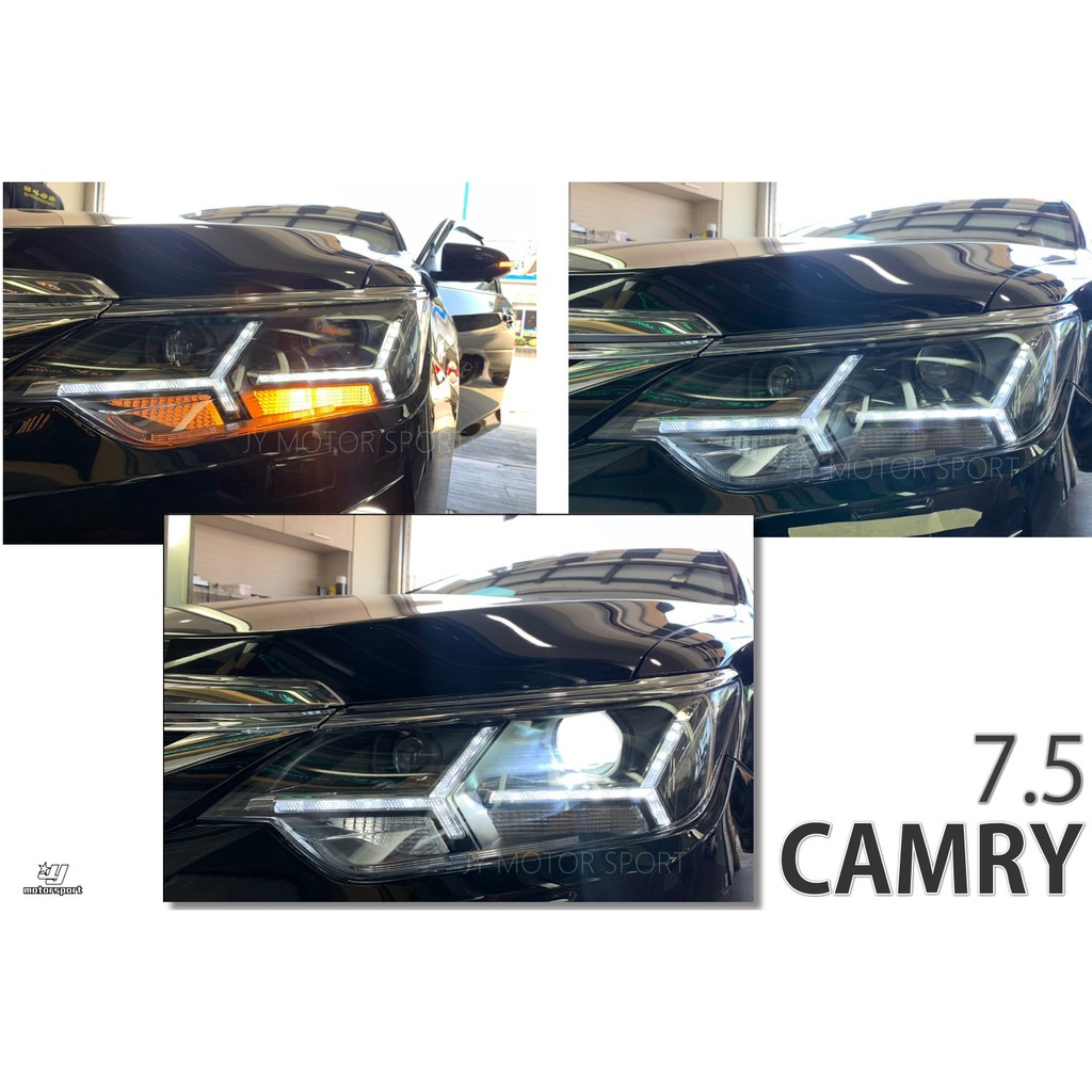 小傑車燈精品--全新 大改款 CAMRY 2015 2016 15 16 年樣式 類 大牛 日行燈 R8 四魚眼 大燈