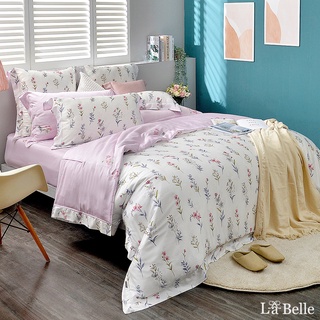 La Belle 800織天絲 兩用被床包組 雙/加/特 格蕾寢飾 燦爛星花 防蹣抗菌 吸濕排汗 Tencel
