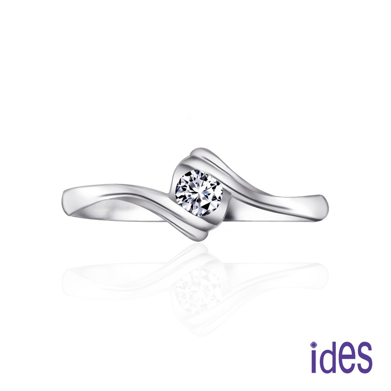 ides愛蒂思鑽石 品牌設計款10分E/VVS1八心八箭完美車工鑽石戒指/文青