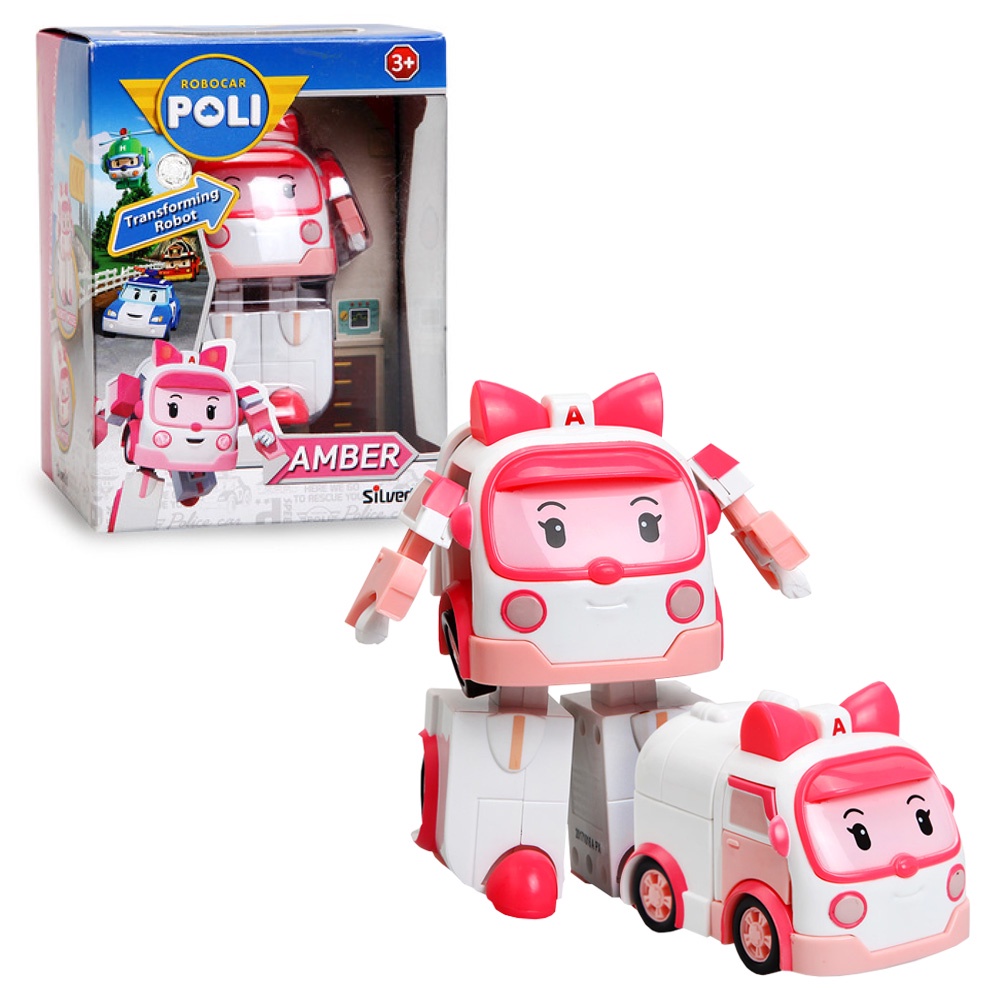 【Poli波力】 Poli波力 ROBOCAR機器人變身 變形安寶(救護車)