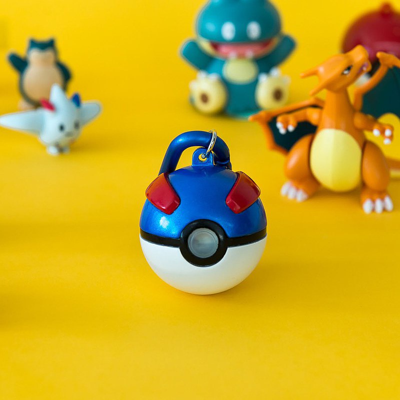 【卡漫精品館】Pokémon 【寶可夢/神奇寶貝/口袋怪獸-造型悠遊卡-藍色3D超級球】