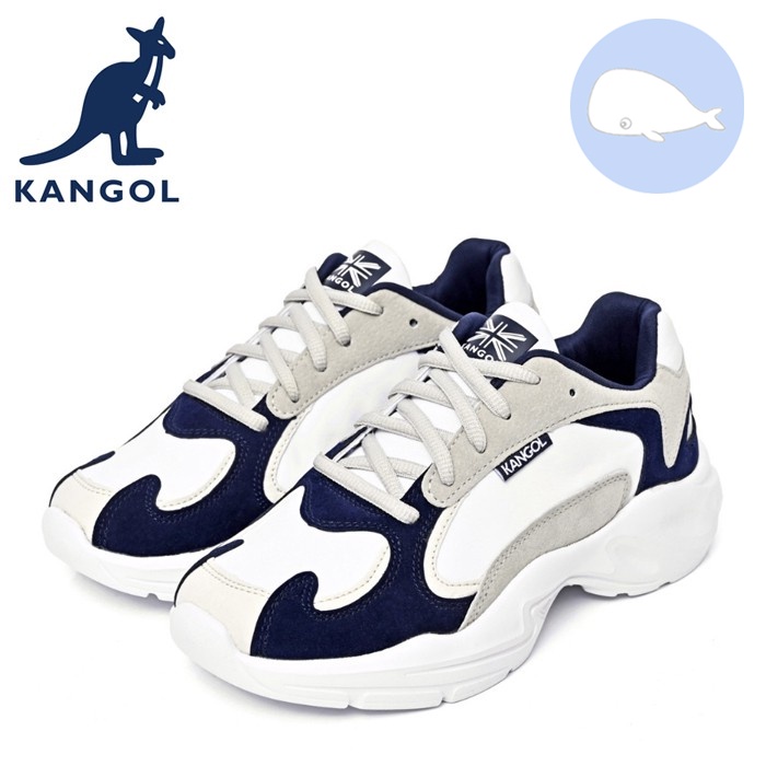 【小鯨魚包包館】KANGOL 英國袋鼠 老爹鞋 女運動鞋 6052240507 藍色 女鞋