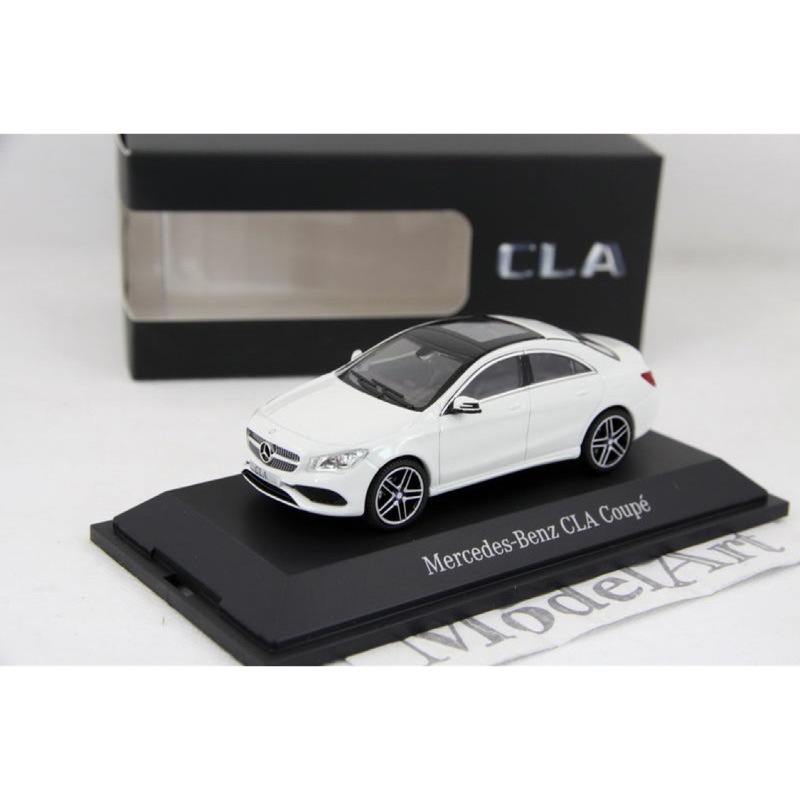 1:43 賓士原廠 Kyosho Mercedes-Benz CLA 180/200/250 Coupe(C117)白