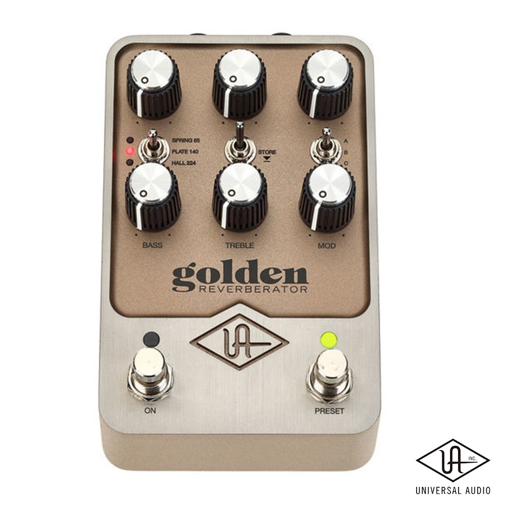 Universal Audio UAFX Golden Reverb 電吉他 單顆 效果器【又昇樂器.音響】