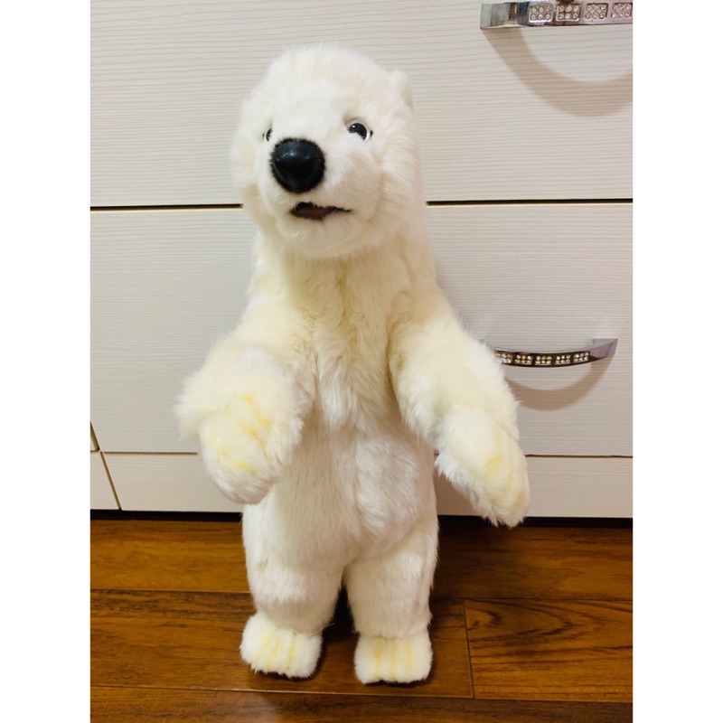 全新正版HANSA澳洲手工仿真北極熊玩偶🧸