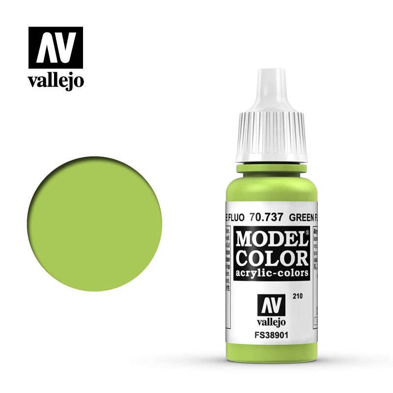 【龍門】Vallejo Model Color  螢光綠色 70737 (210)