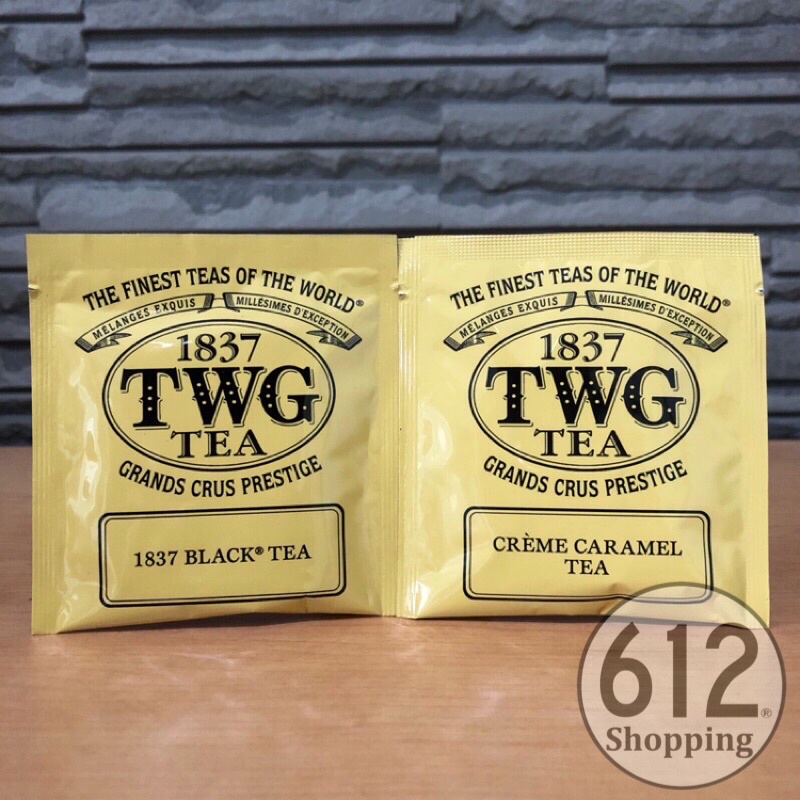 【現貨】TWG Tea 1837黑茶 經典紅茶 Black Tea 新加坡貴婦茶 法式伯爵茶包  100%純棉茶包