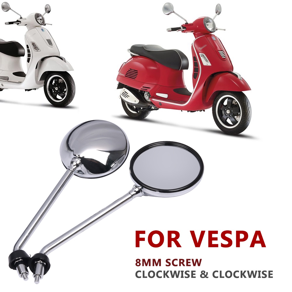 摩托車改裝後視鏡後視鏡衝刺彈簧改裝後視鏡適用於 VESPA GTS300 GTV300 GTS GTV 300 2013