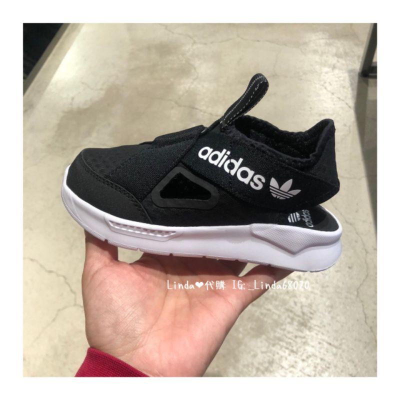 Linda❤️代購adidas 360 Sandal I 涼鞋童鞋黑FX4949 FX4946 桃FX4952 | 蝦皮購物