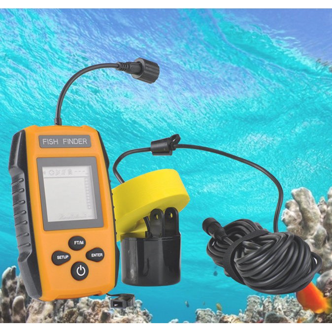 超音波魚群探測器 有線探魚器 探測器 釣魚聲納 超音波魚群探測器