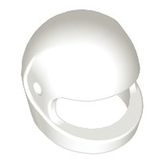 樂高 LEGO 白色 安全帽 人偶 頭盔 鏡片 面罩 2446 244601 White Headgear Helmet