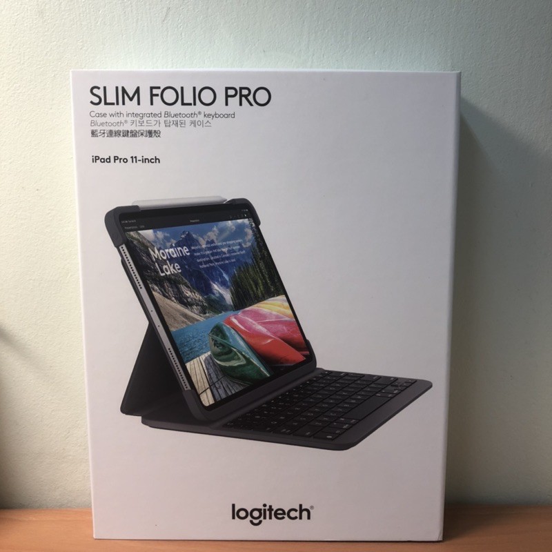 Logitech slim folio pro藍牙鍵盤/iPad Pro 11吋鍵盤/羅技藍芽鍵盤/保護殼鍵盤/二手