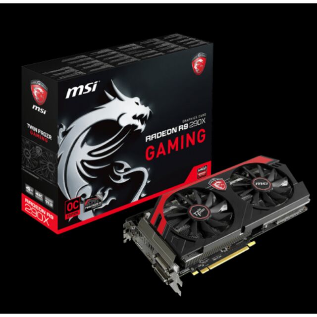 MSI R9 290X GAMING 4G PUBG高開順跑 約970~1060 屌打1050ti 4G