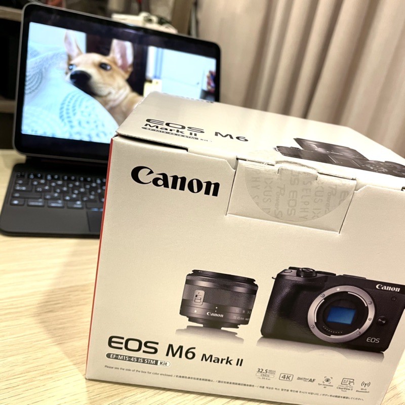 Canon EOS M6 Mark II 相機+鏡頭 組全新銀色 (EF M15-45mm IS STM)