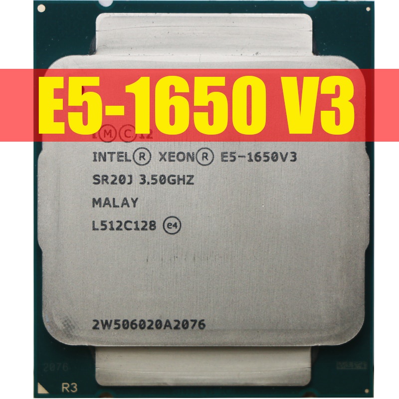 Intel Xeon E5-1620 v3 プロセッサー 4コア 3.5 GHz - SR20P (認定整備