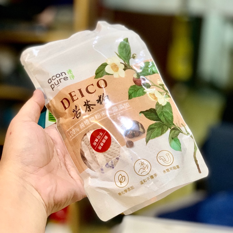 DEICO 苦茶粕 100% 純植物粉末 15包 /袋 清洗各式器皿.料理台面 DA3710連展 股東會紀念品 台北現貨