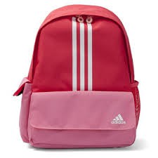 小背包 帆布 後背包 BJ8089 大口袋 愛迪達 可愛 粉紅 桃紅 學生 韓妞必備