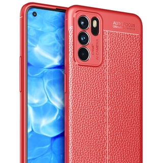 Oppo Reno6 荔枝皮紋Reno6Pro矽膠防摔手機殼OPPO Reno6pro plus
