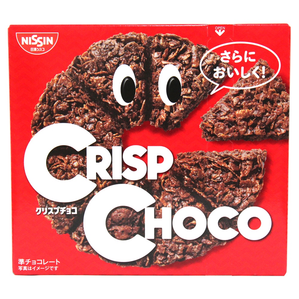 日本日清Nissin CrispChoco 巧克力脆餅 牛奶巧克力 脆片 巧克力餅乾 朱古力