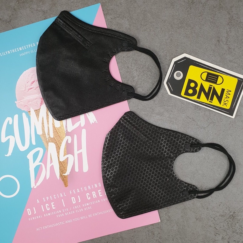醫療 黑色 泡泡黑 Bnnxmask 成人立體口罩 U系列 耳繩鼻壓條 Bnn 鼻恩恩 宜昇japlink 蝦皮購物