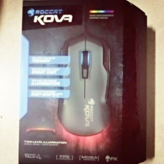 德國冰豹 ROCCAT 2016 Kova 遊戲滑鼠 電競滑鼠 高性能 黑色