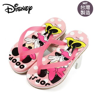 零碼童拖鞋/ Disney迪士尼米妮圖騰兒童輕量拖鞋(118161)粉18-23號