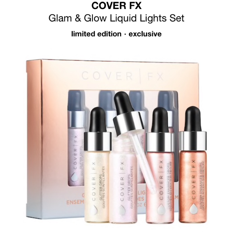 COVER FX 打亮液組合 現貨sephora 8折限量Glam &amp; Glow Liquid Lights Set